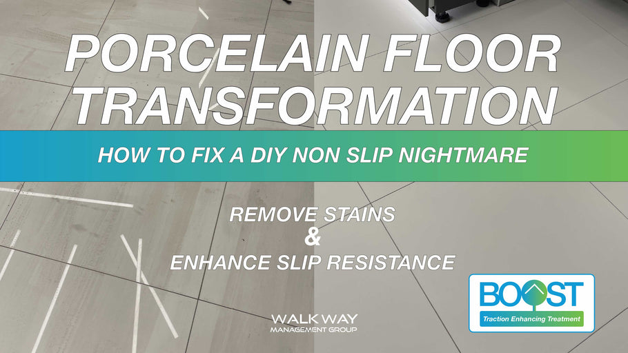 HOW TO FIX A DIY NON SLIP TREATMENT NIGHTMARE | BEST NON SLIP TREATMENT FOR PORCELAIN FLOORS