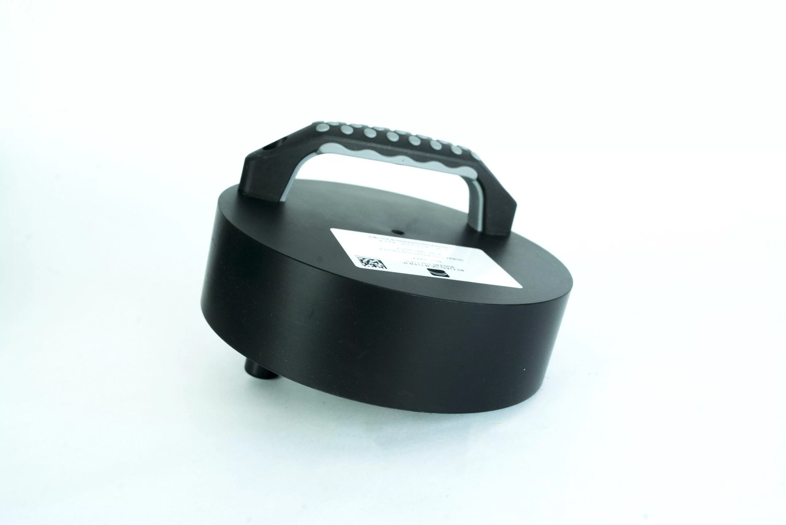 Black moulded carry handle unit from the tribometer case