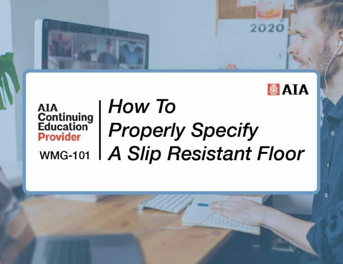 AIA Continuing Education Course: WMG-101