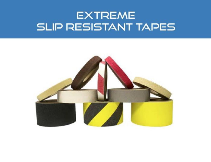 Extreme Slip Resistant Tapes