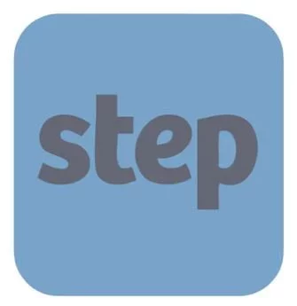 Blue STEP app icon used for tribometer data reporting